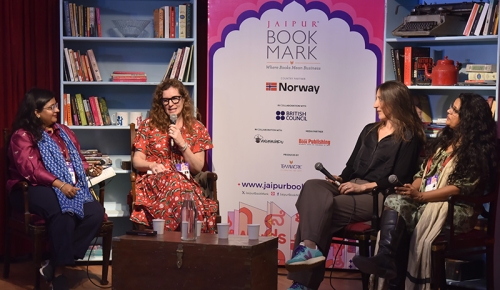 Reading Rights: Crossing Frontiers with Anna Ghosh, Nora Mercurio, and Tiffany Gassouk in conversation with Aditi Maheshwari - Goyal